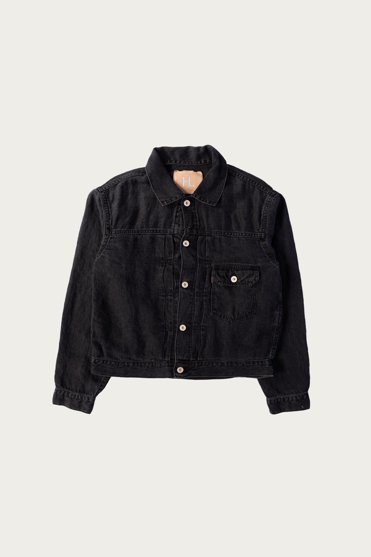 Herill Linen Denim XX Jacket | Black Vintage Worn | Canoe Club