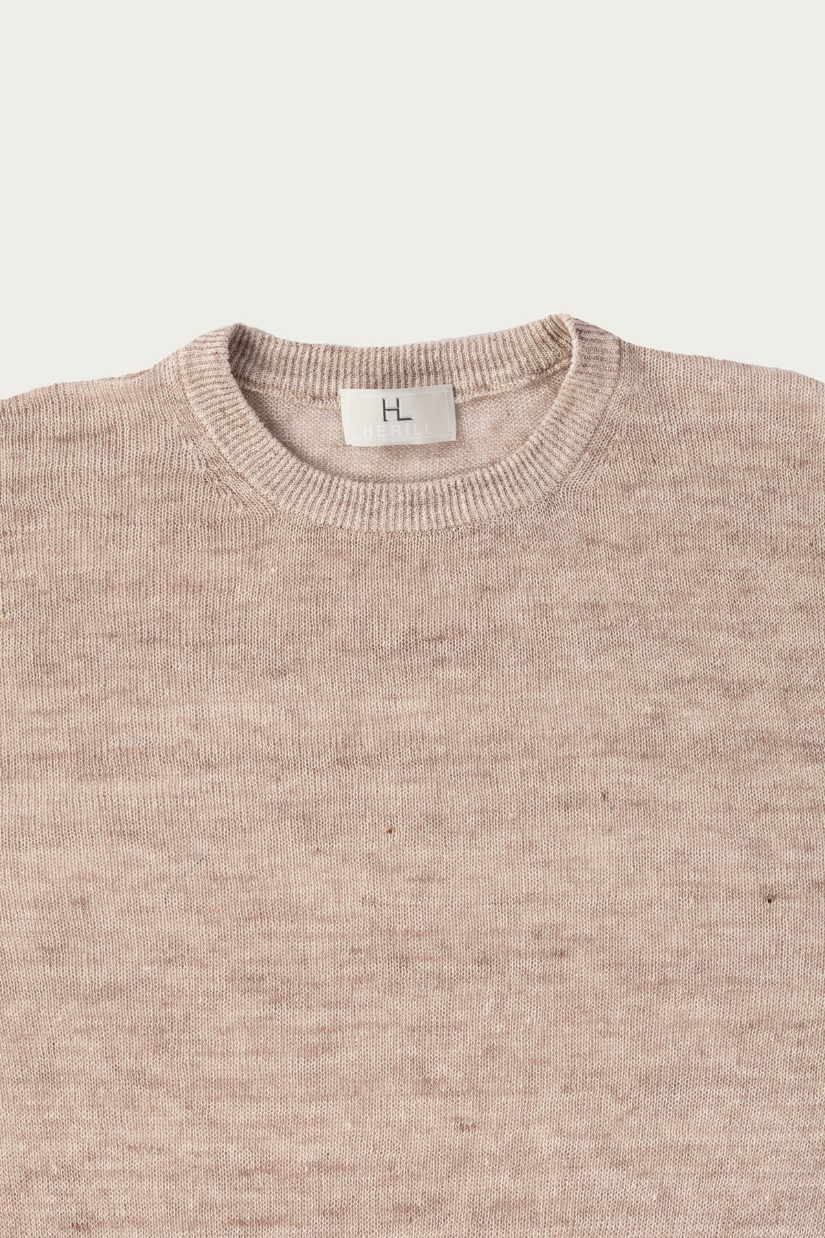 Herill - Linen WG Pullover - Sand Beige - Canoe Club