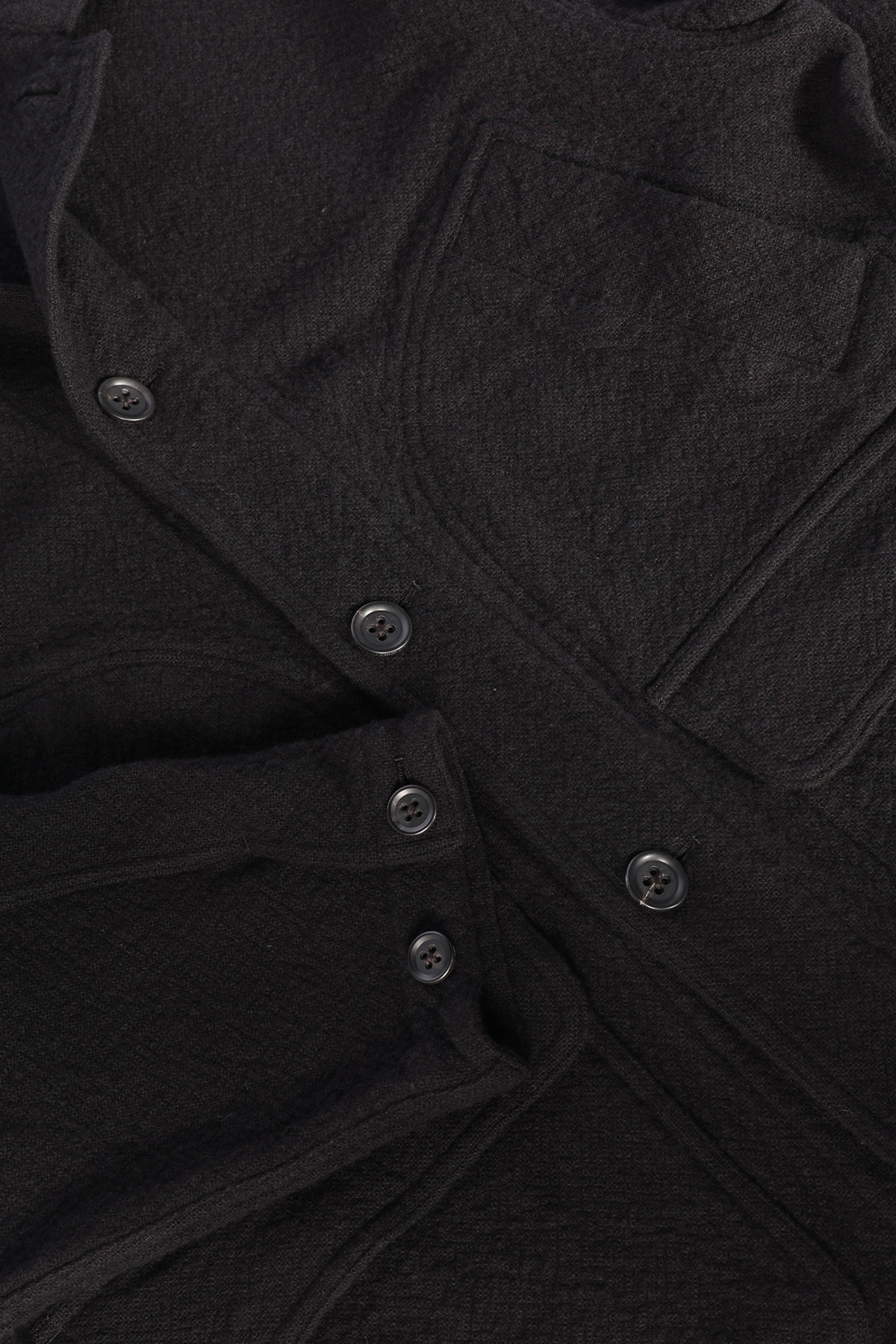 Herill - Rigidwool American Classic Fieldcoat - Black - Canoe Club