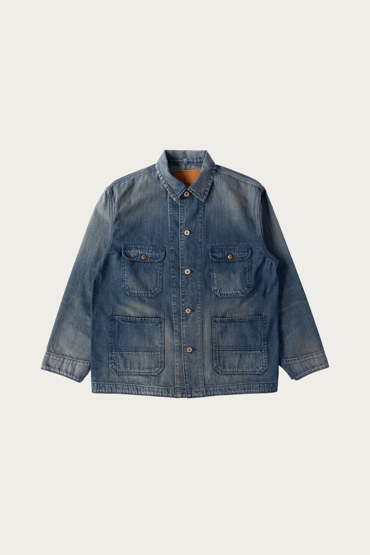 Herill - West Indian Seaisland Denim Chore Jacket - Vintage Worn - Canoe Club