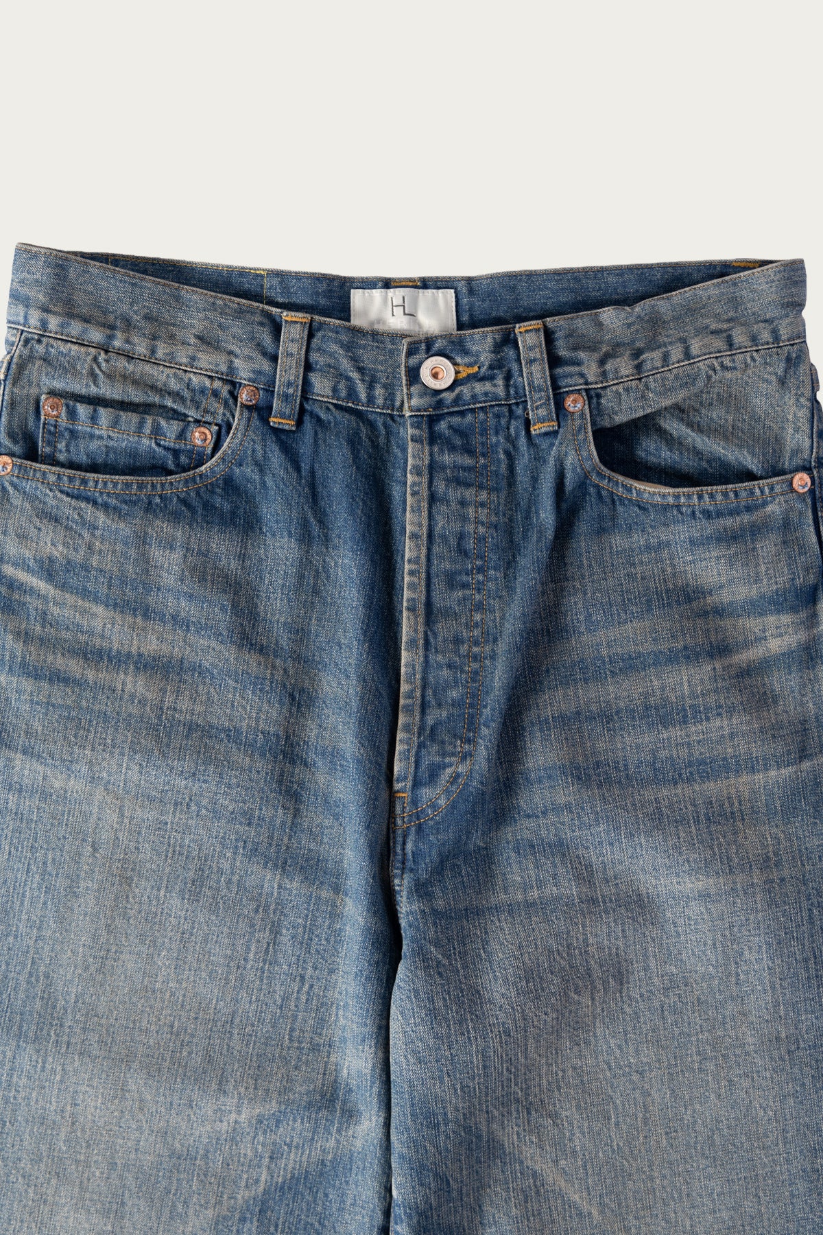 Herill - West Indian Seaisland Denim Wide Pants - Vintage Worn - Canoe Club