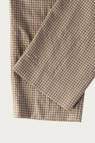 Herill - Rigid Woolcheck Pants - Beige - Canoe Club