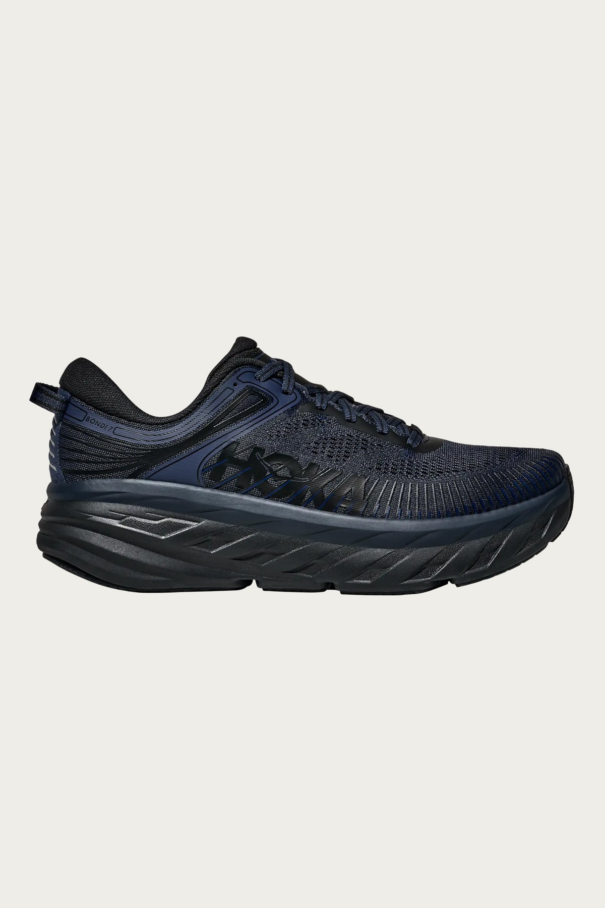 HOKA - M Bondi 7 - Varsity Navy/Black - Canoe Club
