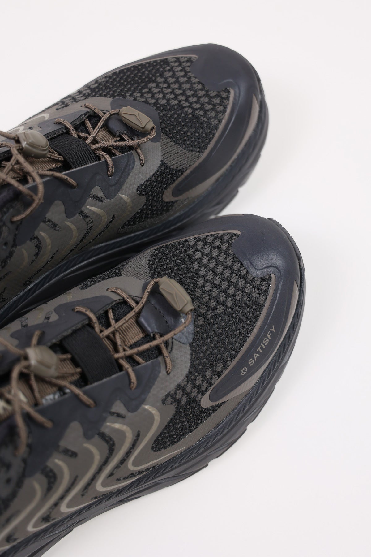 HOKA - Clifton LS x Satisfy Running - Forged Iron/Black - Canoe Club