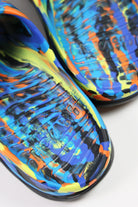 HOKA - Ora Recovery Slide Swirl - Black/Diva Blue - Canoe Club