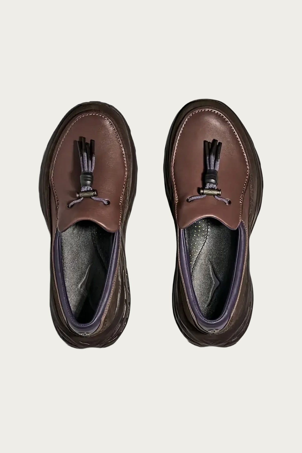 新品 27cm Hoka U Speed Loafer Walnut Hoka U Speed Loafer | Walnut/Cast Iron | Canoe Club