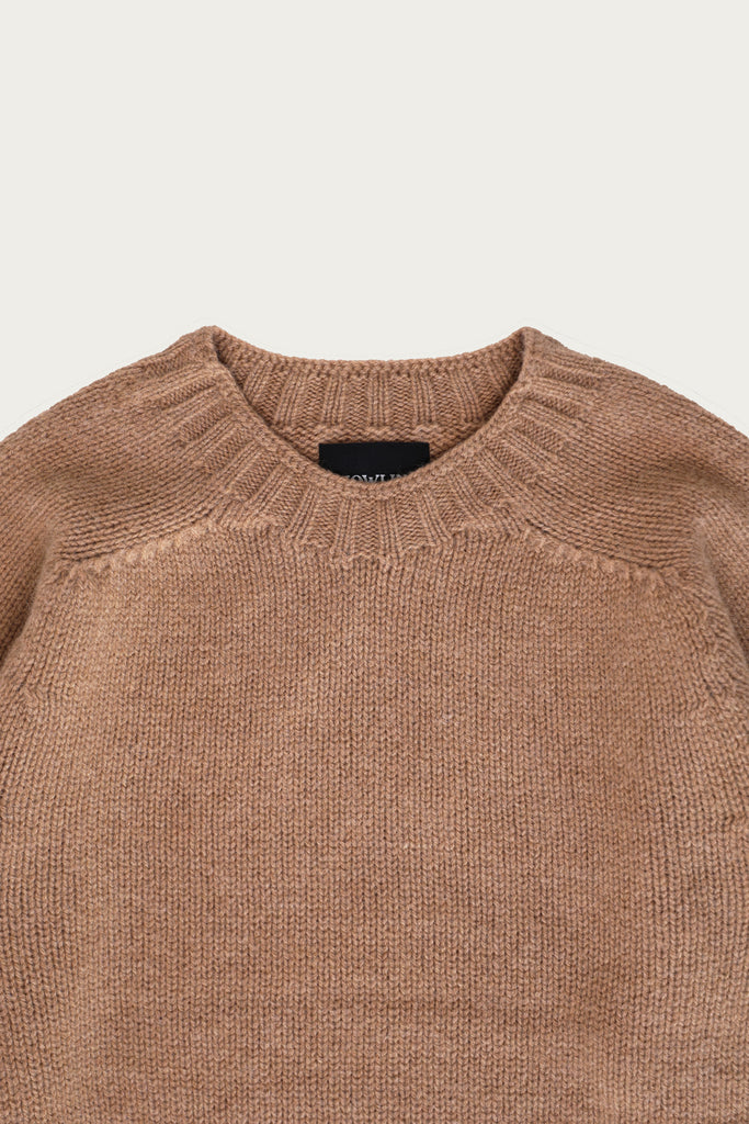 Howlin' - Boxy Space Knit - Camel - Canoe Club