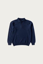 Howlin' - Dance of the Polo Knit - Navy Mix Superfine Lambswool - Canoe Club
