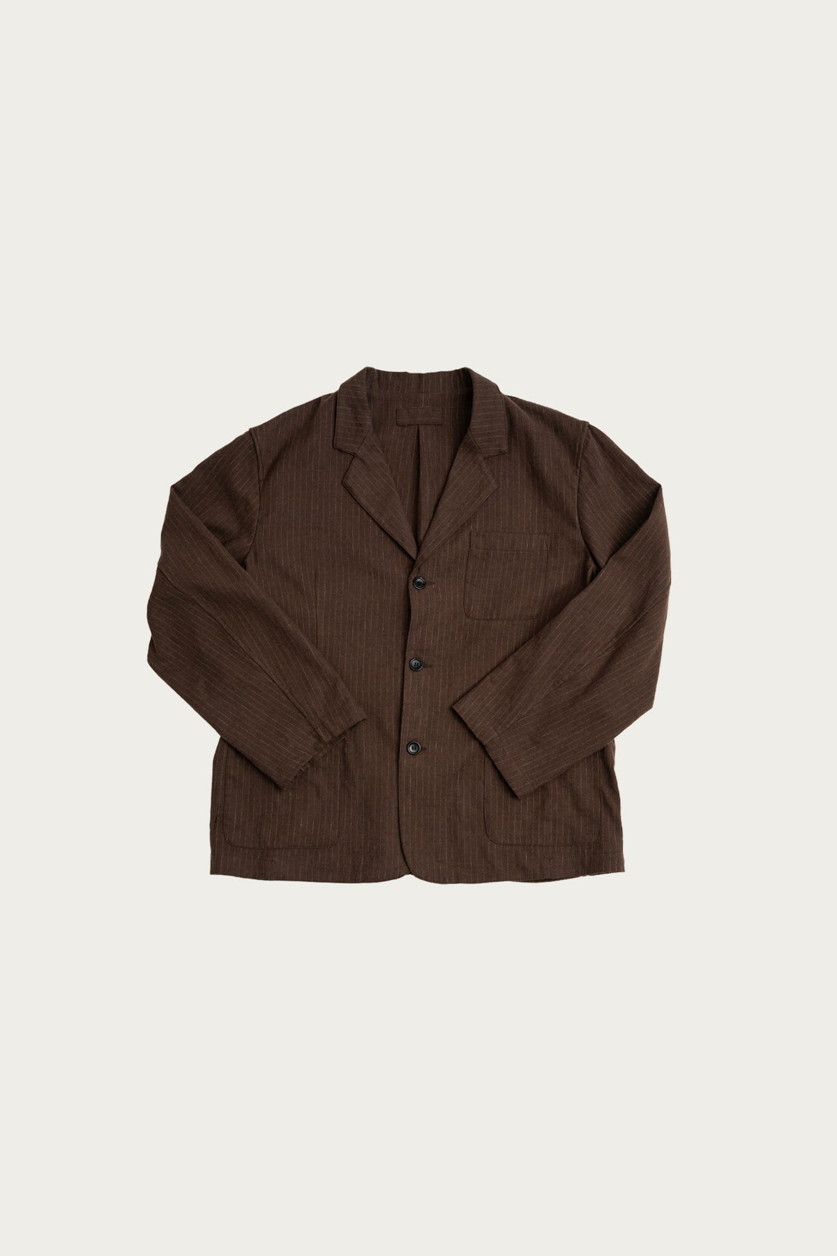 James Coward - Carry On Jacket - Dark Brown Stripe - Canoe Club