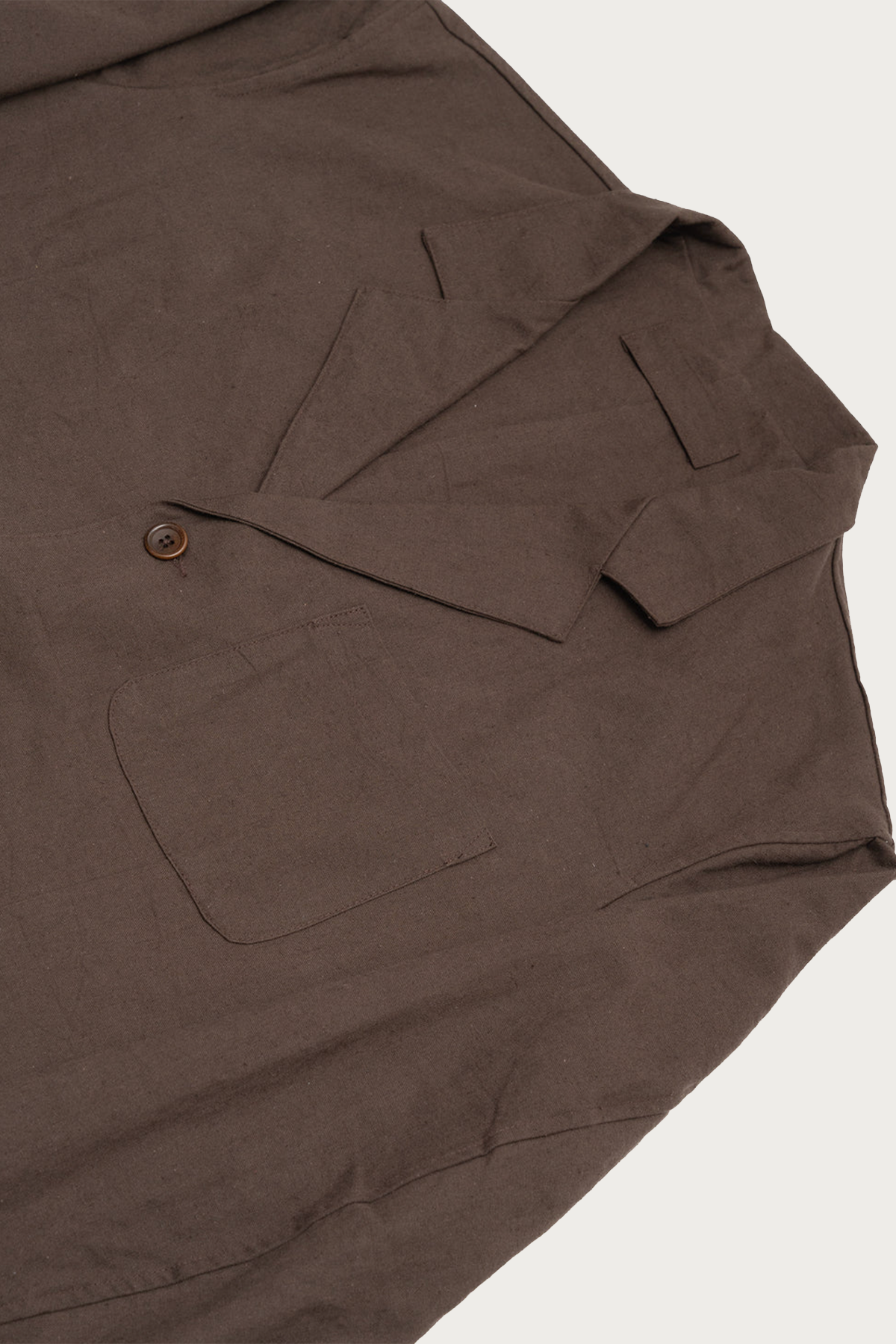 James Coward - Carry On Jacket - Dark Brown Overdye Canvas - Canoe Club