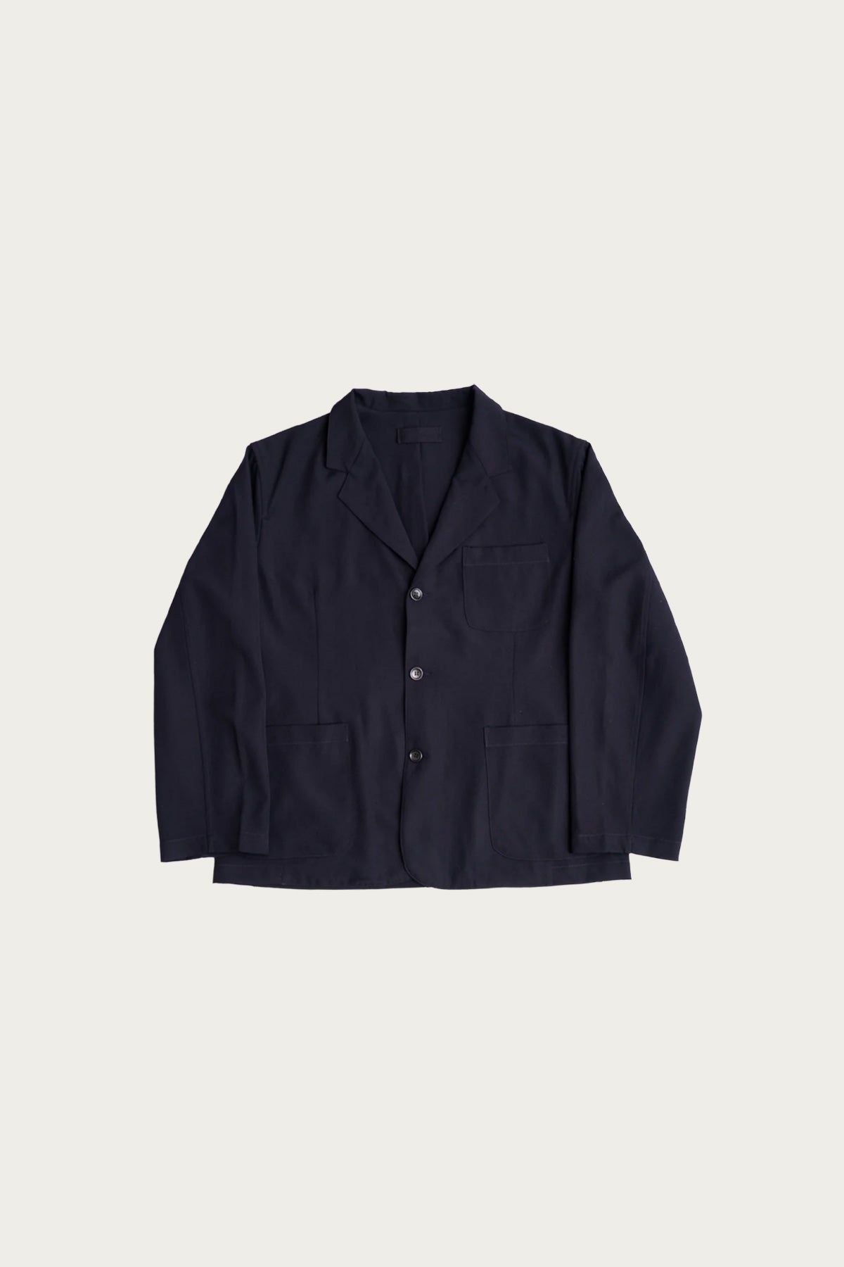 James Coward Carry On Jacket | Dark Navy Wool Gabardine | Canoe Club