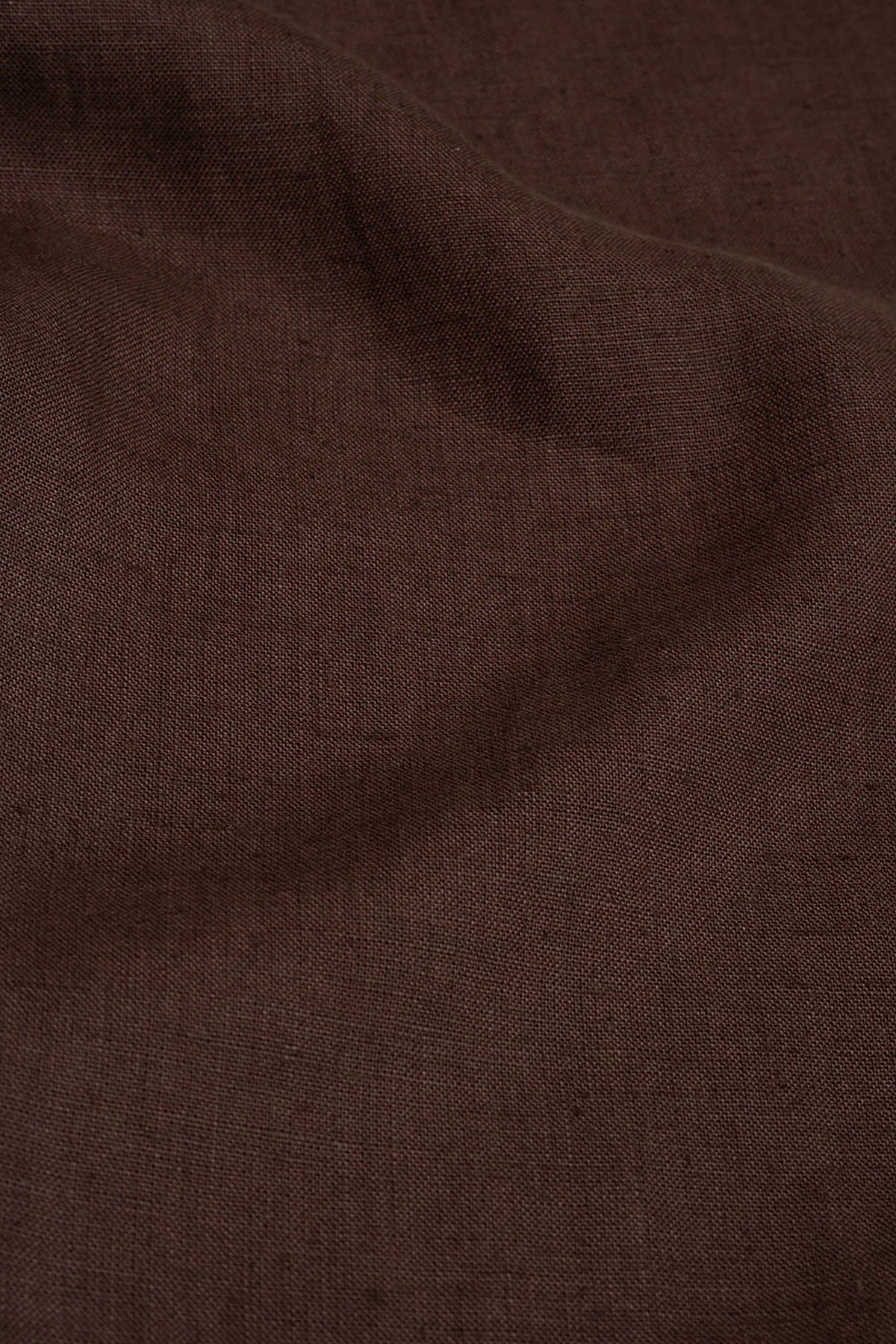 James Coward - Carry On Pant - Chocolate Brown Welterweight Belgian Linen - Canoe Club