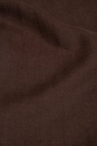 James Coward - Carry On Pant - Chocolate Brown Welterweight Belgian Linen - Canoe Club