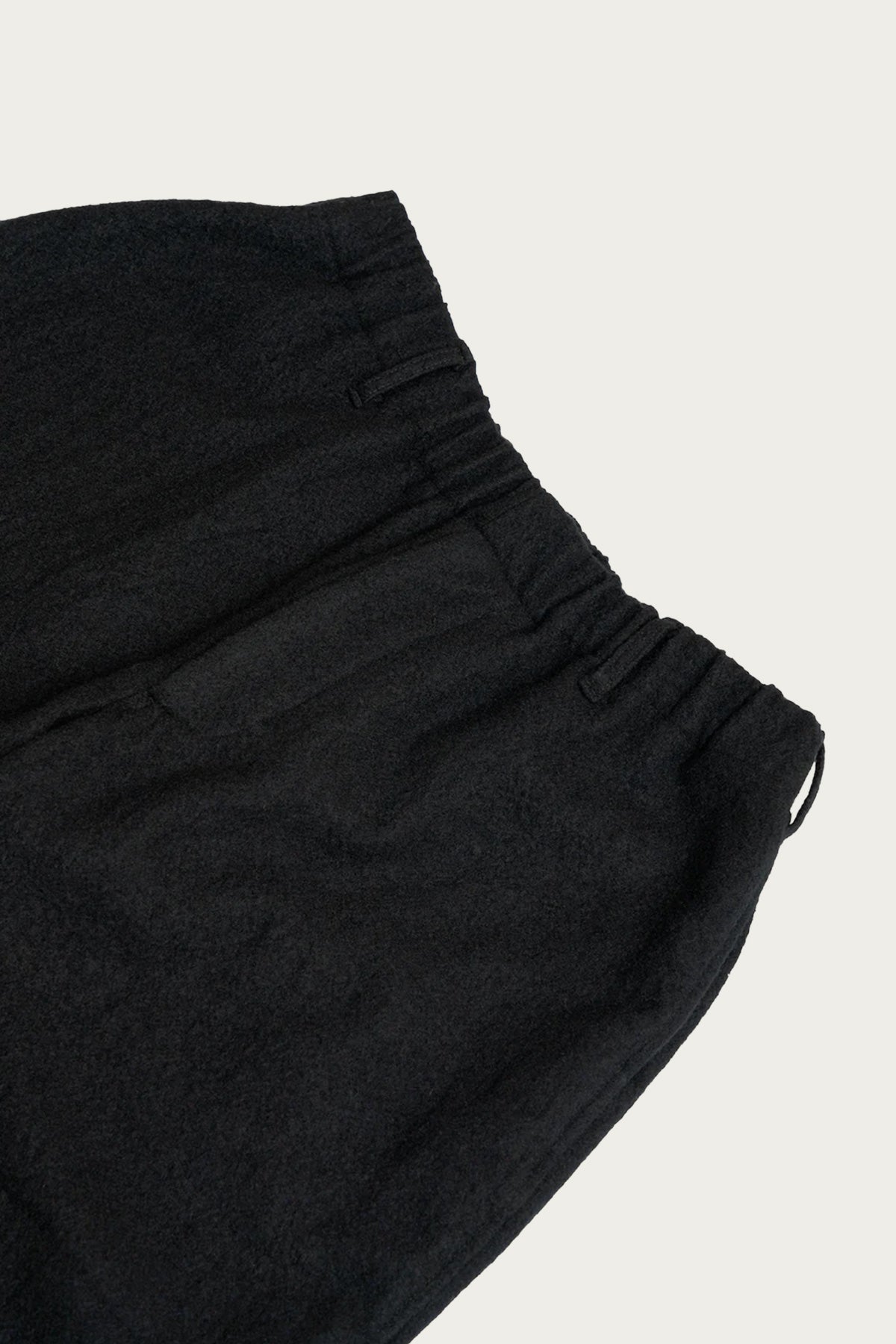 James Coward - Carry On Pant - Black Wool Flannel - Canoe Club