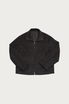 James Coward - Circuit Jacket - Black Cotton Silk Moleskin - Canoe Club