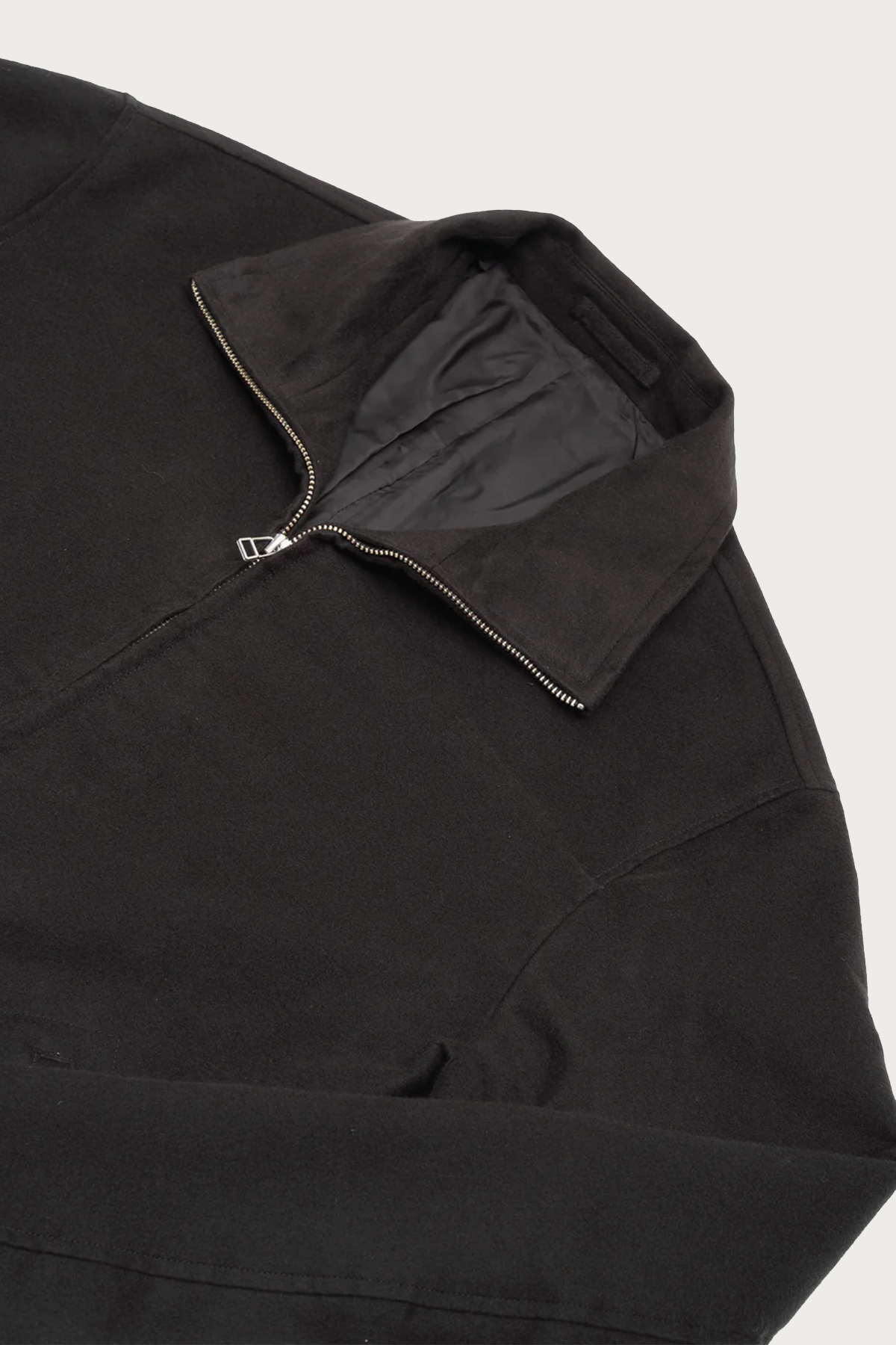 James Coward - Circuit Jacket - Black Cotton Silk Moleskin - Canoe Club