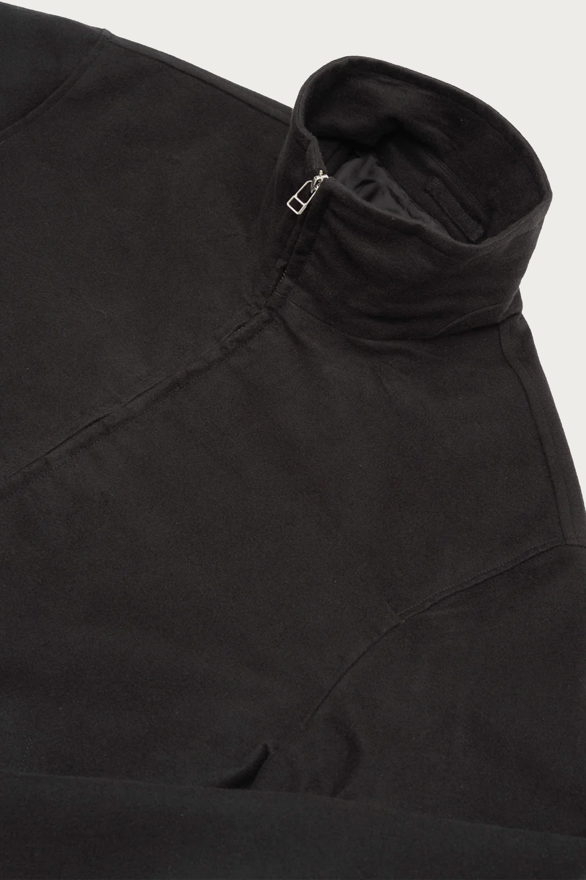 James Coward - Circuit Jacket - Black Cotton Silk Moleskin - Canoe Club