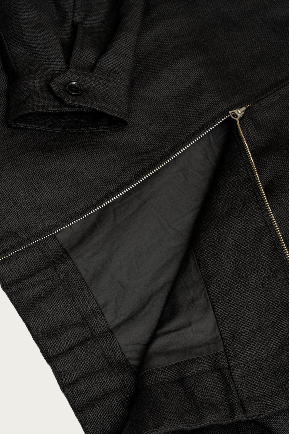 James Coward - Machine Jacket - Black Belgian Linen - Canoe Club