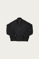 James Coward - Machine Jacket - Black Wool Gabardine - Canoe Club