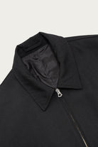 James Coward - Machine Jacket - Black Wool Gabardine - Canoe Club