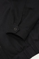 James Coward - Machine Jacket - Black Wool Gabardine - Canoe Club