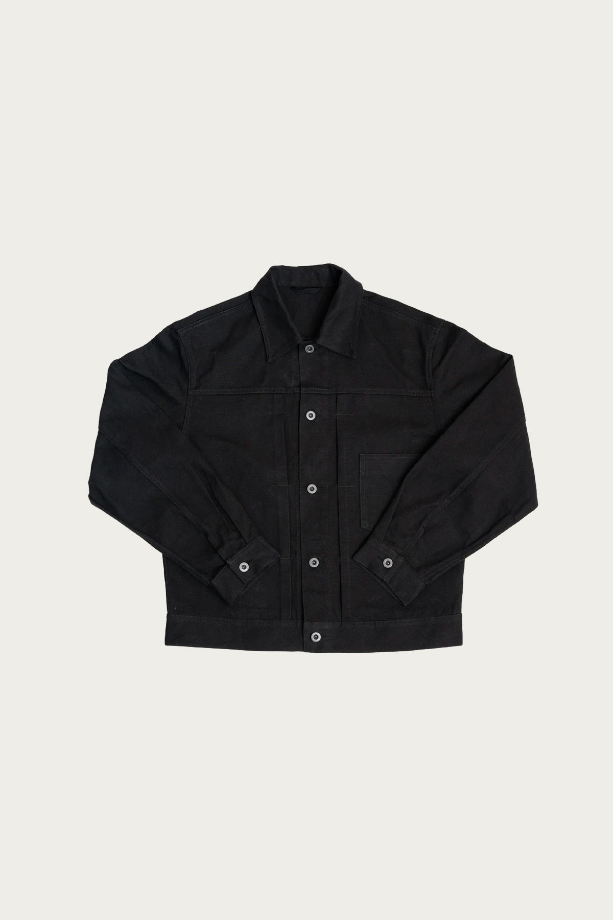 James Coward - Range Jacket - Black Waxed Cotton Washi Ox - Canoe Club
