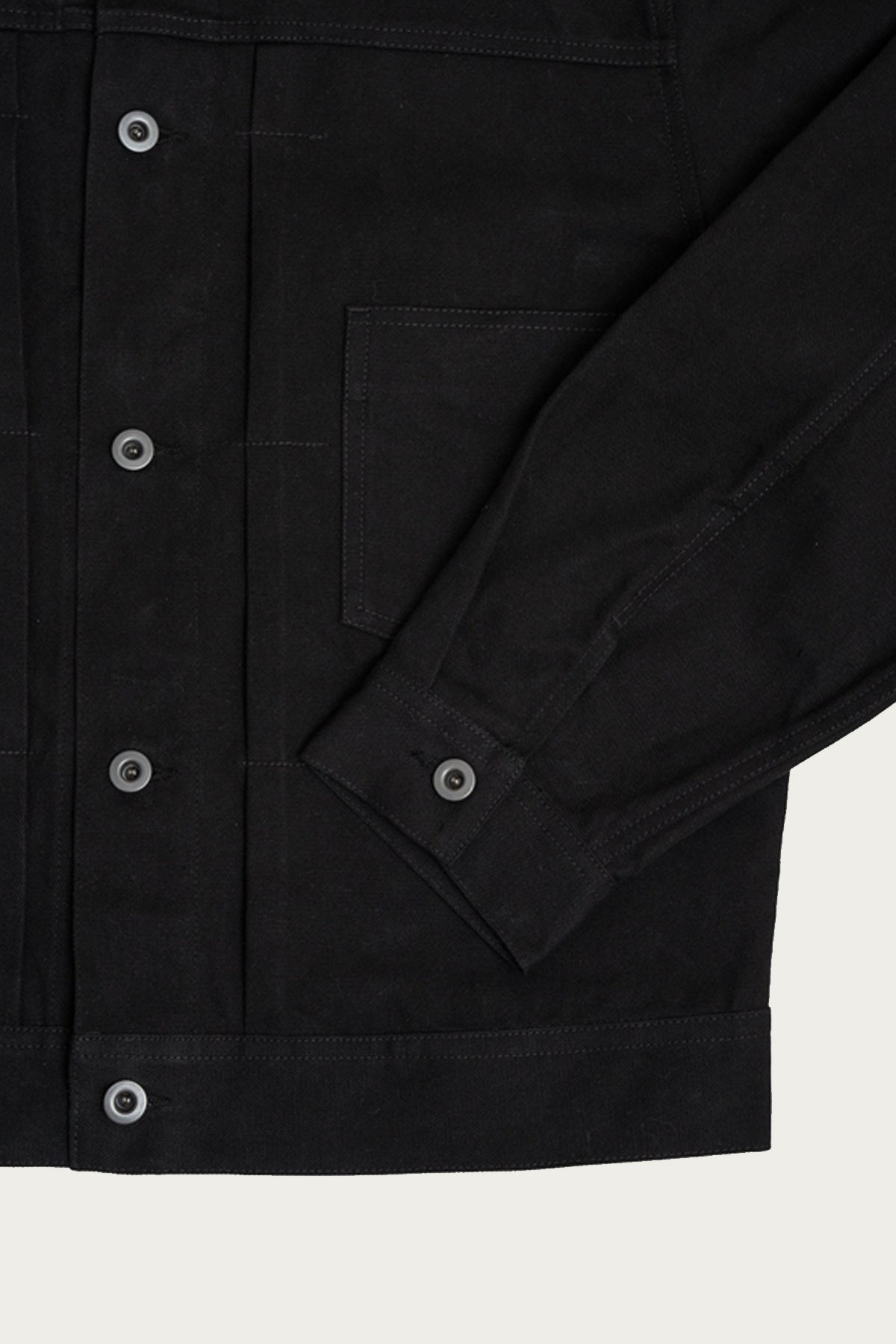 James Coward - Range Jacket - Black Waxed Cotton Washi Ox - Canoe Club