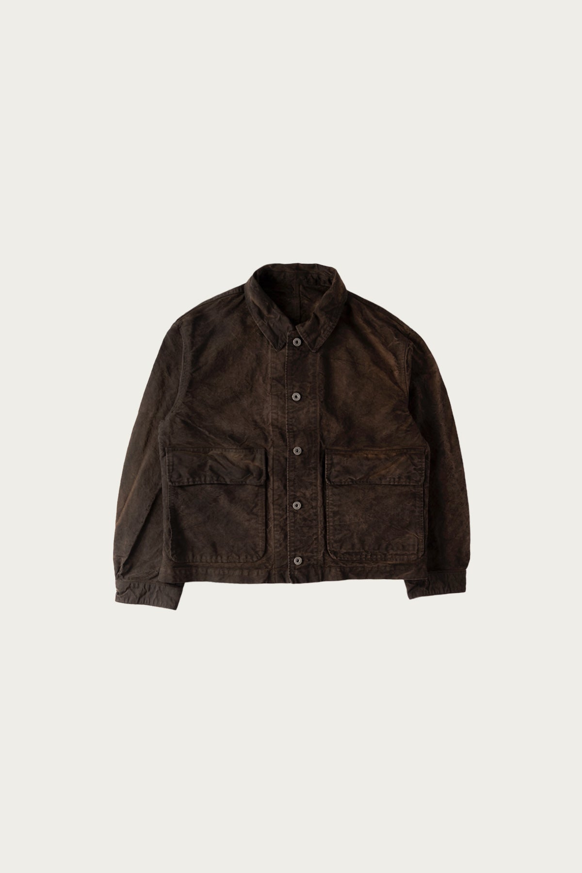 James Coward - Replica Jacket - Persimmon Garment Dyed Cotton Washi Duck Cloth - Canoe Club