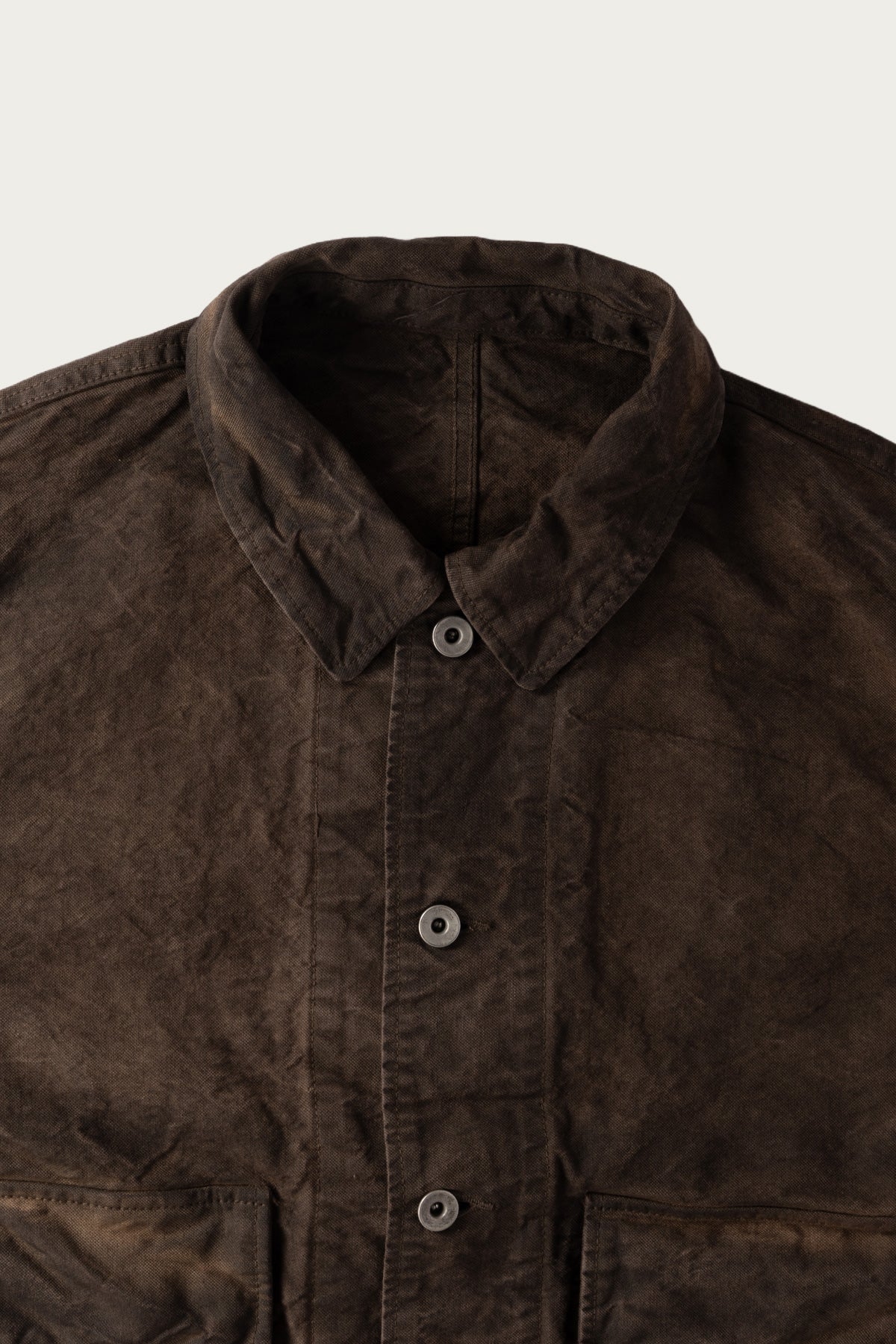 James Coward - Replica Jacket - Persimmon Garment Dyed Cotton Washi Duck Cloth - Canoe Club