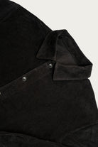 James Coward - Signal Shirt - Black Cotton Moleskin - Canoe Club