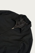 James Coward - Site Jacket - Black Heavyweight Wool Gabardine - Canoe Club