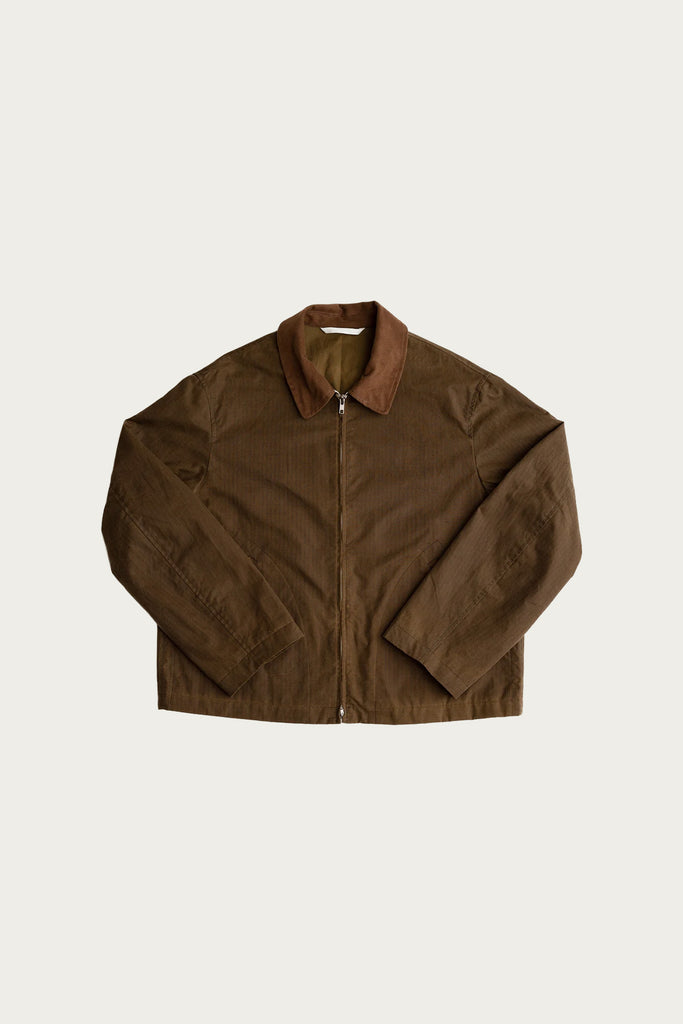 James Coward - Site Jacket - Coyote Waxed Organic Ripstop - Canoe Club