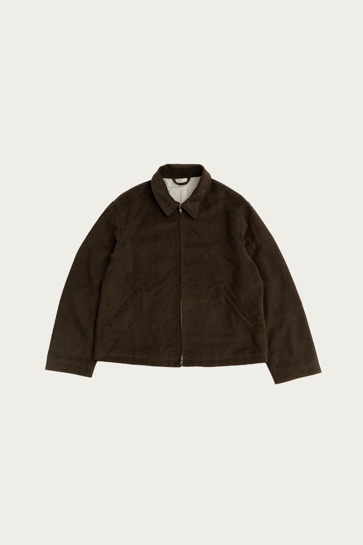 James Coward - Site Jacket - Dark Brown Cotton Moleskin - Canoe Club