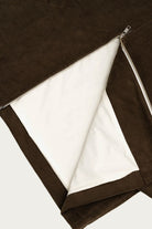 James Coward - Site Jacket - Dark Brown Cotton Moleskin - Canoe Club