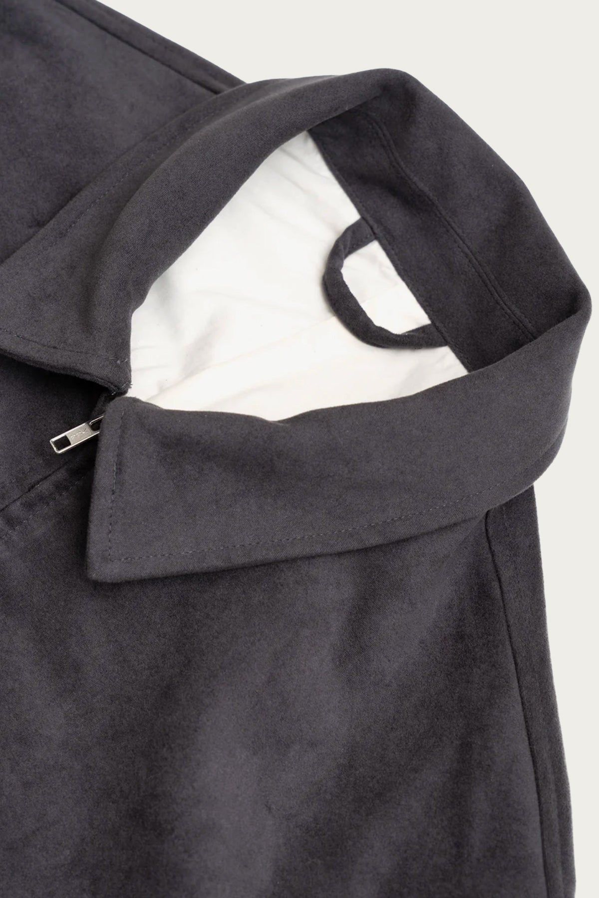 James Coward - Site Jacket - Grey Cotton Moleskin - Canoe Club