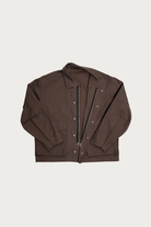 James Coward - Six Jacket - Brown Cotton Canvas - Canoe Club