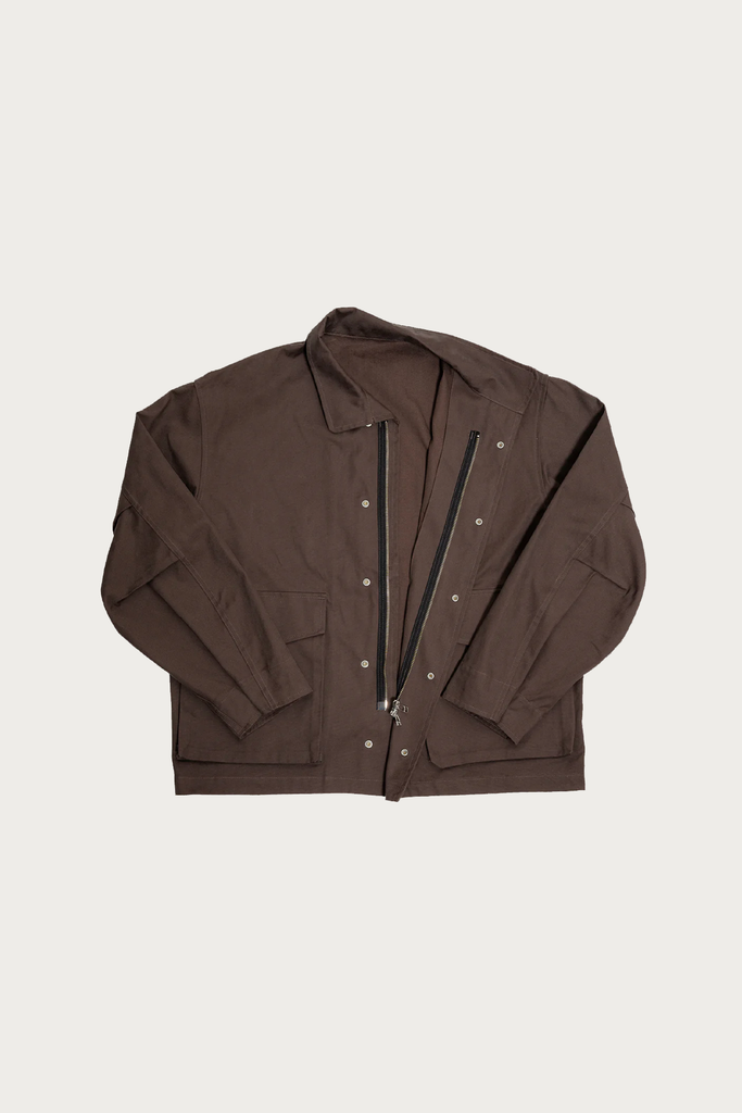 brown's 50s 60s コットンギャバ　ワークジャケット　ライナー付き James Coward Six Jacket | Brown Cotton Canvas | Canoe Club
