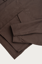 James Coward - Six Jacket - Brown Cotton Canvas - Canoe Club