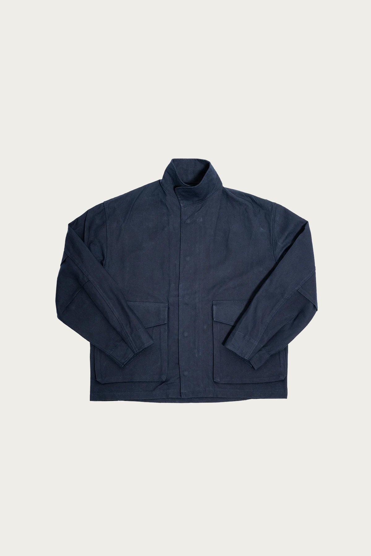 James Coward - Six Jacket - Navy Waxed Cotton Washi Ox - Canoe Club