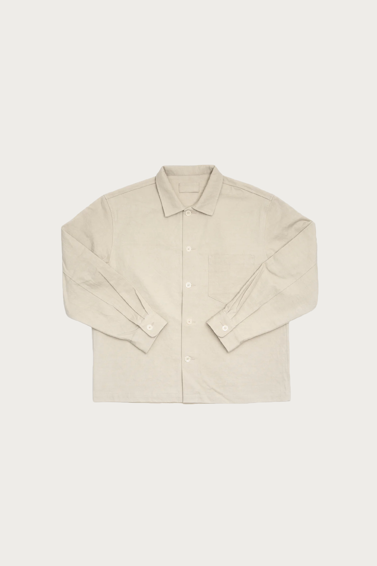 James Coward - Travail Shirt - Clay Satin Drum Cotton - Canoe Club