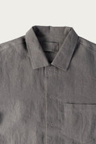 James Coward - Workshop Shirt - Flint Belgian Linen - Canoe Club