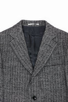 J. Press - 3B Authentic Blazer - Gray Herringbone Tweed - Canoe Club