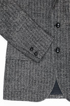 J. Press - 3B Authentic Blazer - Gray Herringbone Tweed - Canoe Club
