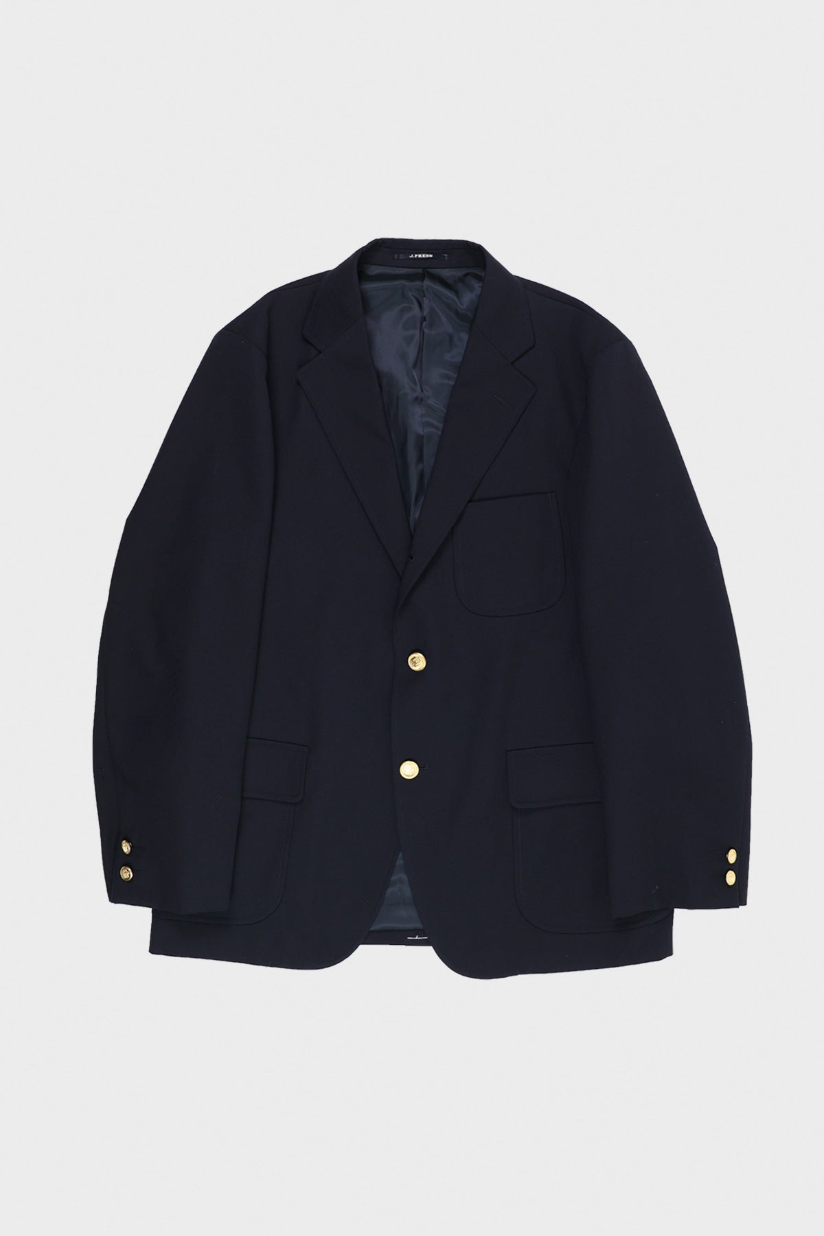J. Press 3B Baggy Blazer | Navy Gabardine | Canoe Club