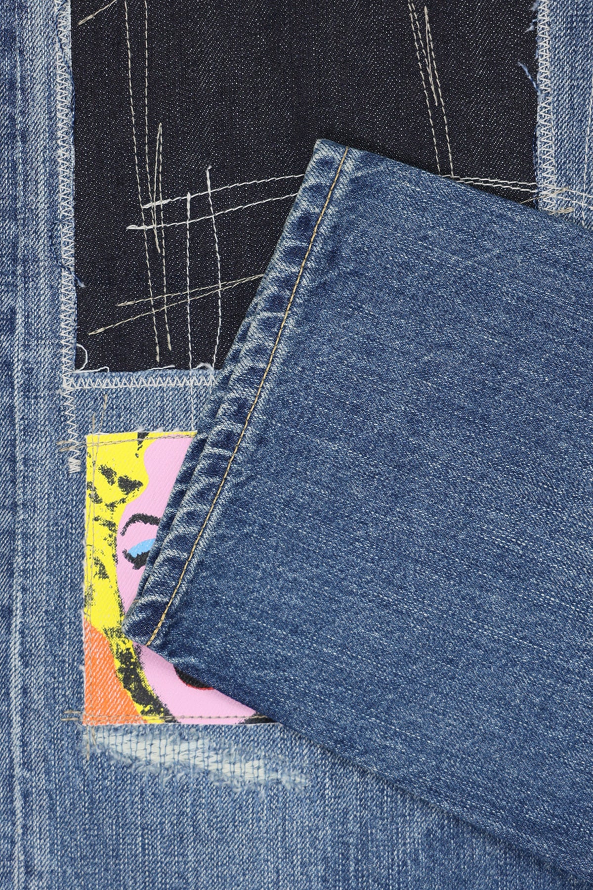 Junya Watanabe - Andy Warhol Patchwork Denim - Indigo - Canoe Club