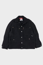 Junya Watanabe - Black Patchwork Denim Chorecoat - Black Mix - Canoe Club