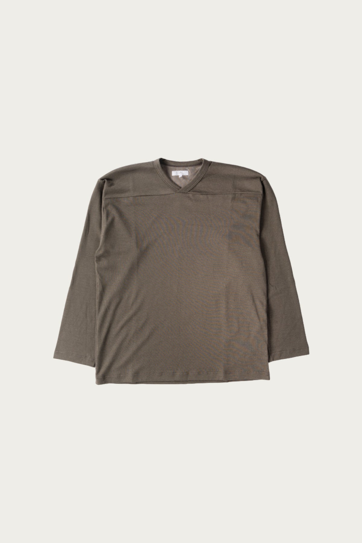 Lady White Co. - L/S Football T-Shirt - Grey Olive - Canoe Club