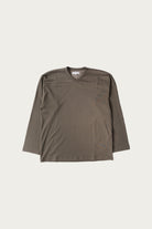 Lady White Co. - L/S Football T-Shirt - Grey Olive - Canoe Club