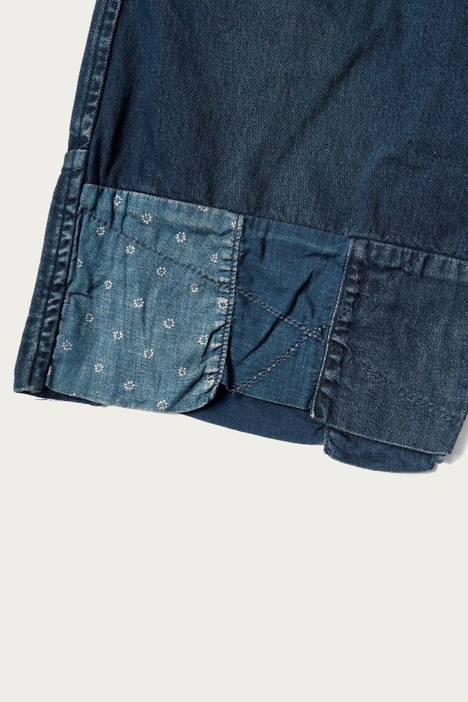 Kapital - 10oz IDGxIDG Denim Short (HUTTE Remake) - Indigo - Canoe Club