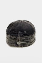 Kapital - 11.5oz BLKxBLK Denim The Old Man And The Sea Cap (Crash Remake) - Canoe Club